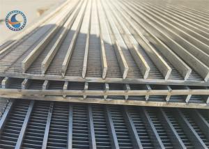 Quality Polished Wedge Wire Screen Panels 321 Stainless Steel Flat Weld wholesale