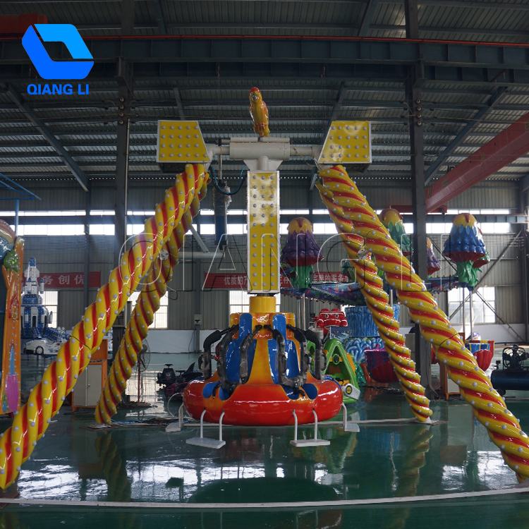 factory price new funfair ground mini 6 seats pendulum frisbee ride