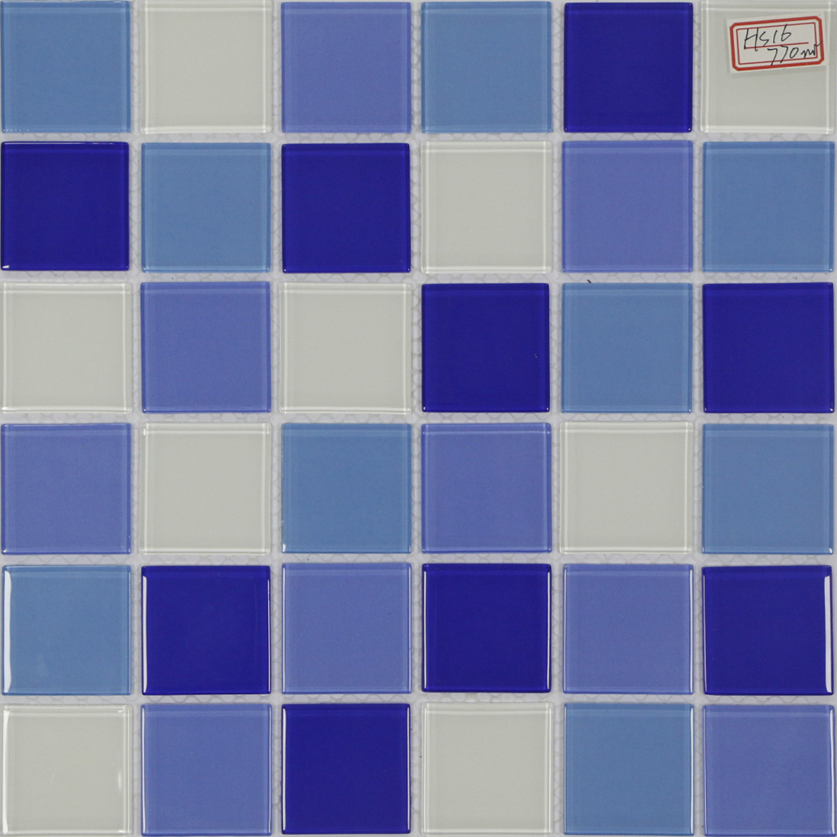 300x300mmDecorative Glass Mosaic Tile Swimming Pool,Blue color