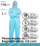 Boot, Hood, Elastic Cuffs, Ankles, Waist. Heavy-Duty Protective Coveralls.
