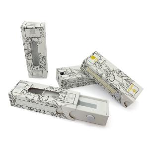 Quality Window CBD Vape Cartridge Box Printing Child Proof wholesale