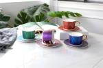 Reusable 8oz 240ml Christmas Fine Porcelain Coffee Mugs