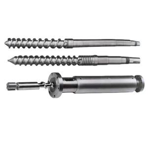 Quality Bimetallic Cold Feed Extruder Screw And Barrel Diameter 35mm For Rubber Machine wholesale