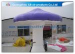 Purple Mushroom Shape Inflatable Advertising Signs Outdoor Activities Customized