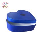 Heart Shaped Jewelry Box Pearl Paper Recyclable Feature Eco - Friendly