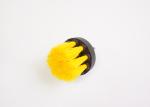 2 Inch Yellow Medium Bristle Drill Brush For Bathroom, Bathtub, Tile And