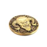 3D Die Casted Metal Coins Collectible Antique Brass Coin 7 Deadly Sins Design