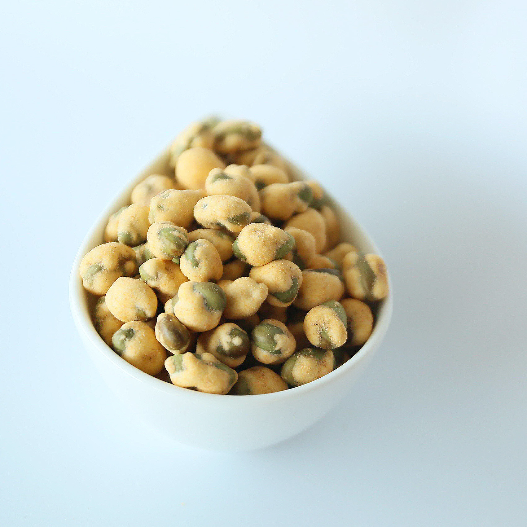 Natural Food Crispy Roasted Bbq Flavor Coated Green Beans Snacks Zero Trans Fat