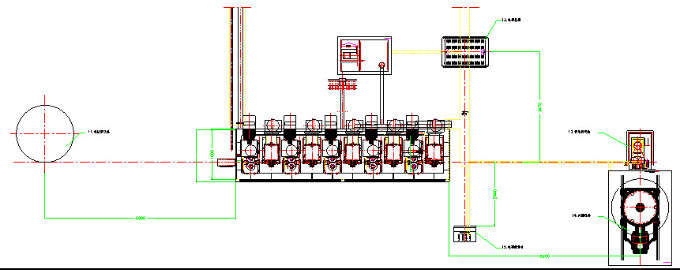4 Frame Adjustable Continuous Copper Rolling Mill With Seperate Motor