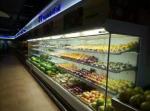 SASO Retail Refrigerated Display Cases , Refrigerated Fruits Display Cabinets