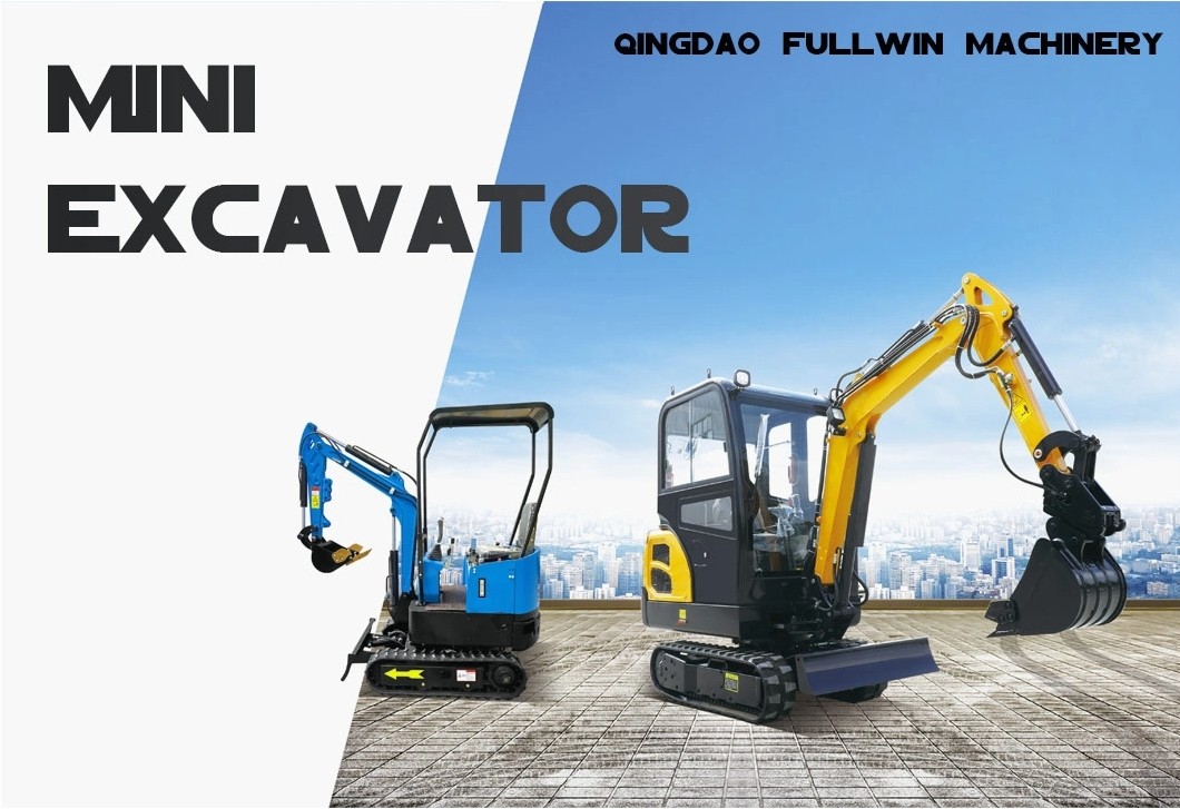 Fullwin Hydraulic Crawler Excavator 1000kg 1 Ton Mini Digger Excavator Reference