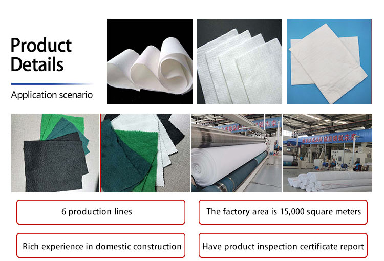 Waterproof PP Geotextile Membrane for Slope Protection and Railway Drainage Isolation