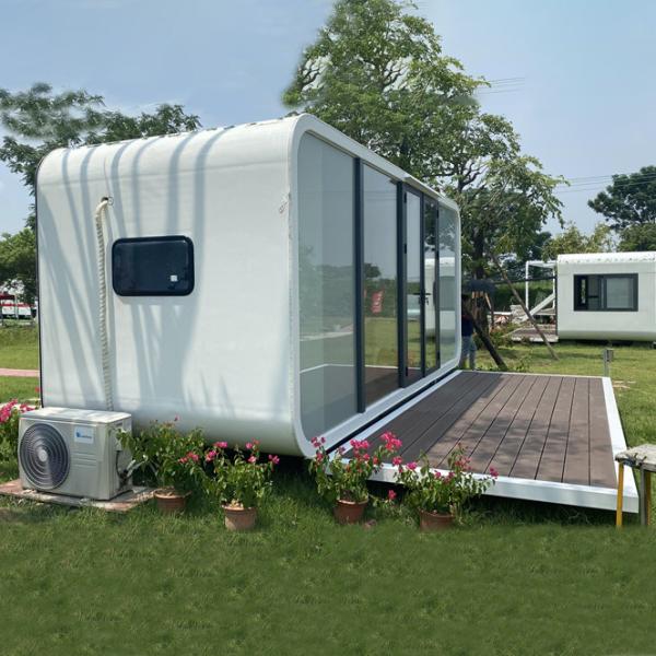 Portable Apple Cabin Pod House 40ft Cabin Prefabricated Cabin House Security