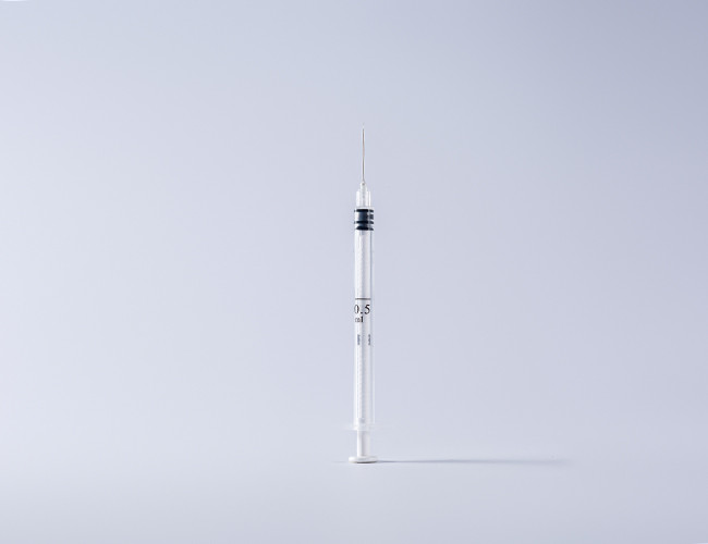Medical 0.5ml Auto Injection Syringe CE Certification Luer Lock Type