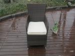 Rattan Conservatory Furniture , Bistro / Kitchen Dining Table Set