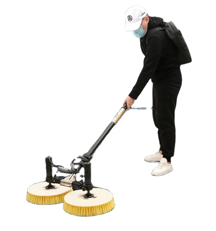 PV Module Solar Panel Cleaning Brush Washer 3.5m 5.4m 7.2m