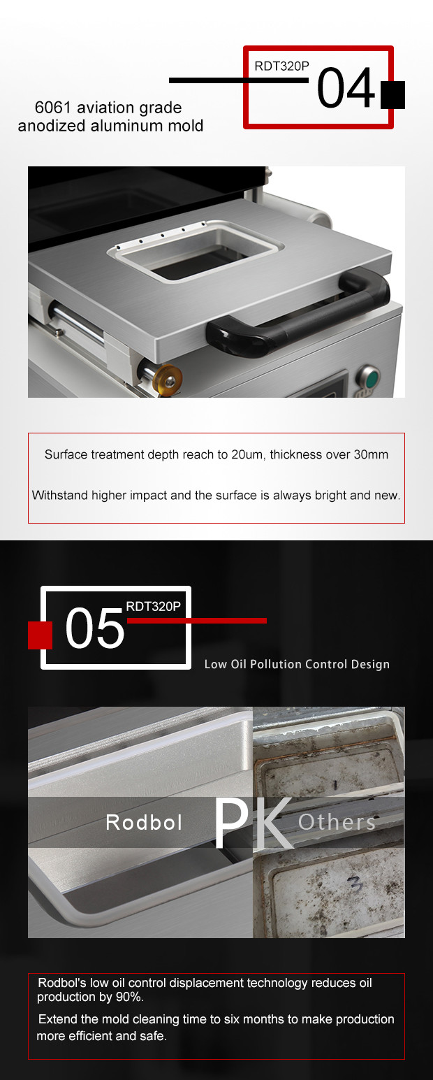 Vegetable Meat Modified Atmosphere Packaging Machine Tray Sealing Equipment