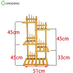 Quality 1.0mm 6063 Aluminium Plant Rack Home Flower Stand 3pcs/Bundle wholesale