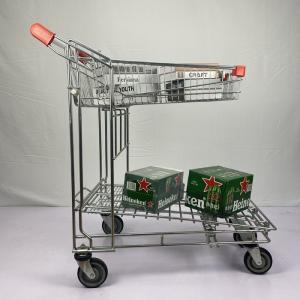 Quality Tally Dedicated Q195 Steel Heavy Duty Warehouse Trolley Carrying Capacity 200kgs wholesale