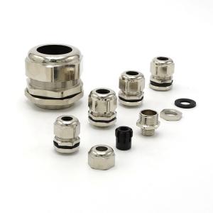 Quality Water Proof Brass Cable Gland Strengthened IP68 Industrial Cable Glands Fire Resistance wholesale