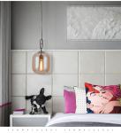 Glass industrial style bar chandelier living room bedroom study wax gourd