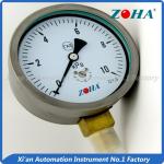 Stainless Steel Case Capsule Pressure Gauge / Brass Capsule Vacuum Gauge