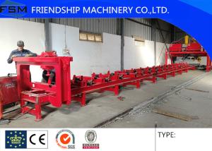 Quality Semi Trailer Chassis Beam Welding Line Trailer Beam Hydraulic Assembly Table wholesale