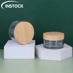 PET Plastic Lid Transparent Empty Cream Jar 100Ml 120Ml 150Ml 30oz 40oz 50oz For
