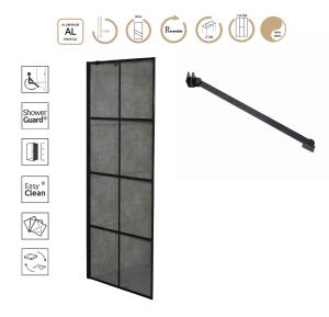 Quality 8mm Tempered Glass Walk in Shower Door wholesale