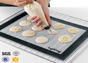 Quality PTFE Non Toxic Baking Sheet BBQ Heat Proof Silicone Mat wholesale