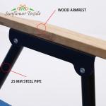 98x59cm Oxford Cloth Folding Camping Chair Double Chair Camping