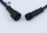 Male Female Waterproof Plug Connector Plastic Assembly Straight Plug 3 4 Pin