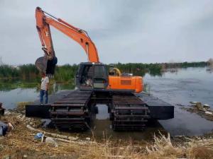 Quality Q355B Steel Amphibious Excavator Under Carriage For Dredging River wholesale