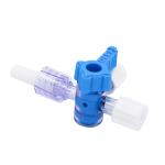 Surgical Plastic High Flow Three Way Stopcock Disposable Rotatable