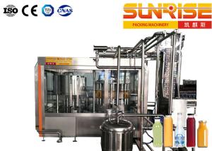 Quality 6000 BPH Glass Bottle Filling Line , 18 Heads Carbonated Drink Filling Line wholesale