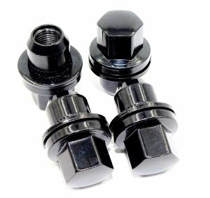 Quality 22mm Hex Black Lug Nuts / Car Wheel Nuts For Range Rover HSE Sport wholesale