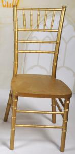 Quality Golden solid wood chiavari chair wholesale