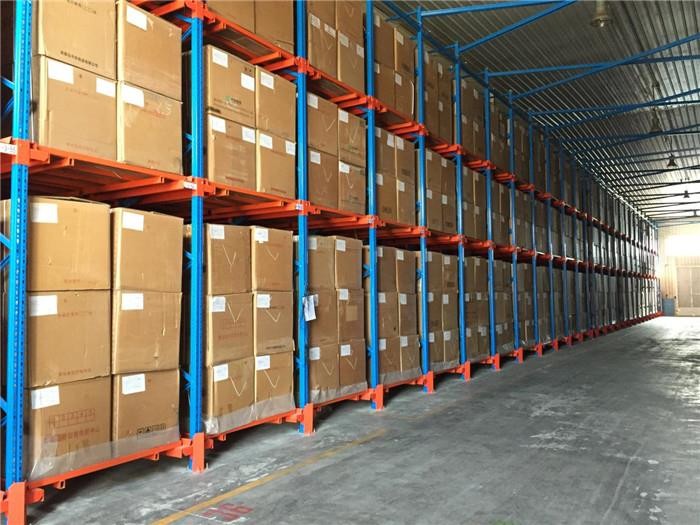 W1000 X D1200 Drive In Racking System / High Density Racking System Hole Pitch 75 MM