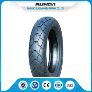 Quality 8PR Durable Motor Cycle Tires , Front Motorcycle Tire Large Friction 290KPA wholesale
