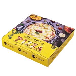 Quality Black Octagon Round Pizza Box Kraft Corrugated Paper Packaging Bulk OEM wholesale