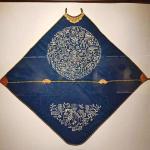 Embroidered Silk Home Furnishing Fabrics Handicraft Curtain Cloth Textiles