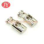 Jiayang high quality one holes spring press metal stopper for coat