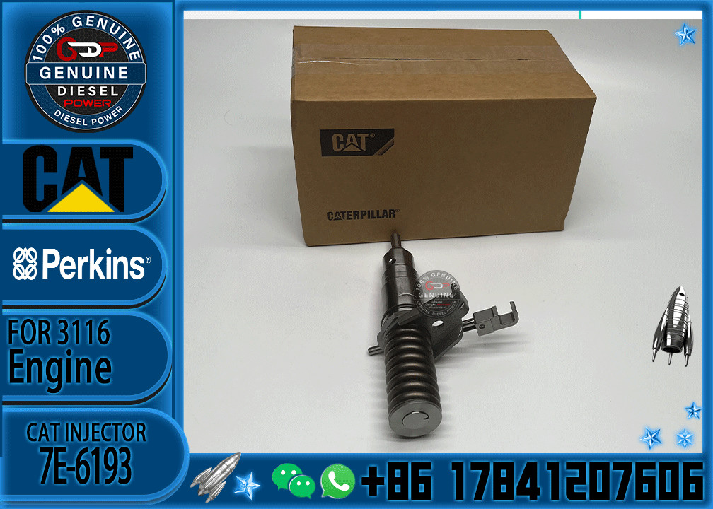 Diesel Engine spare parts diesel fuel injector 7E-6193 rail injector nozzle 7E6193