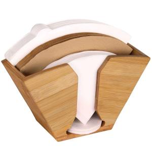 Quality Eco Friendly Bamboo Napkin Holders Hand Paper Towel Dispenser wholesale