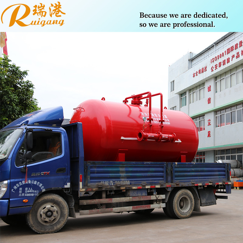 1.2MPa 3%/6% Pressure Relief Carbon Steel Proportioning Foam Bladder Tank For Fire Protection. Ideal For Industrial, Oil Depot And Petrochemical