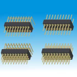 Quality Industrial 1.27mm Machine Pin Headers Male Type 60V AC/DC Voltage wholesale