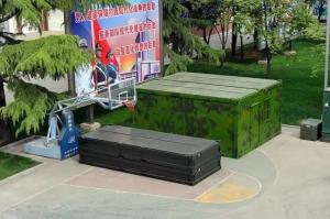 Quality Army Green Flat Pack Modular Homes As Base Area 6000mm * 3000mm * 2950mm wholesale