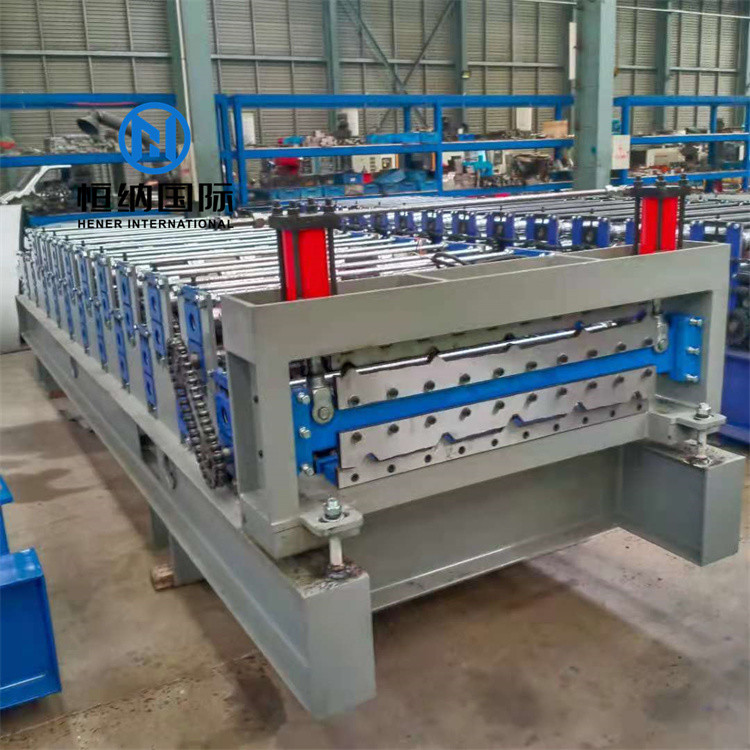Color steel IBR corrugated sheet double layer roll forming machine double deck making machine
