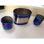 Easy Operation Car Motorcycle Stainless Steel Exhaust Pipe PVD Vacuum Coating
