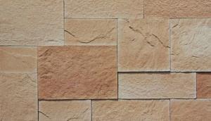 Quality Orange Beige Artificial Cultured Stone Brick Cement Castle Stone wholesale